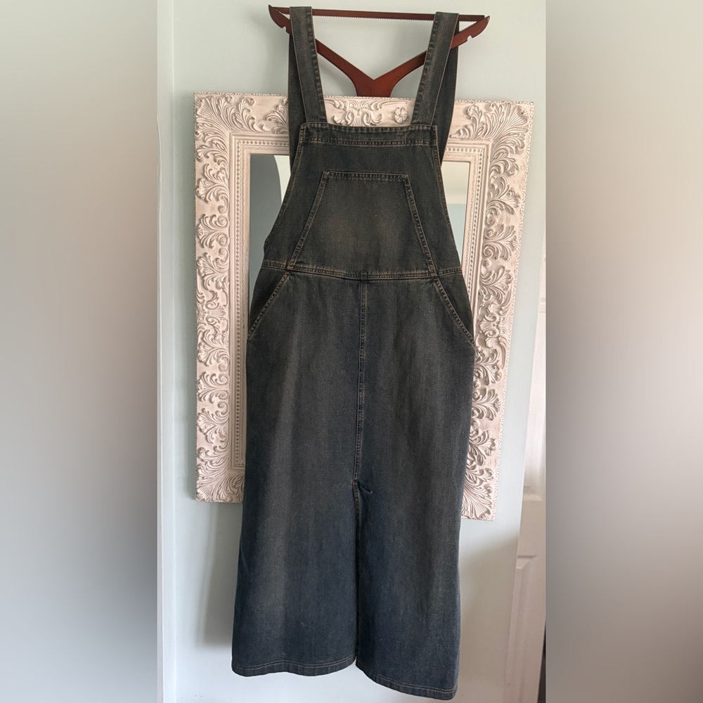 Vintage 90’s Denim Overalls Skirt